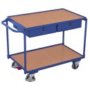 Tischwagen 250 kg mit 2 abschlie�baren Schubladen +...