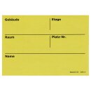 50 Umzugsetiketten (gelb)