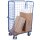 VARIOfit Paket-Dreiwandwagen hoch Typ XL + EasySTOP - Enzianblau