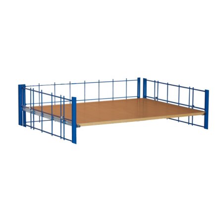 Zusatzboden inkl. Winkelauflage f�r Paketwagen 1200 x 800 mm Typ XL-1