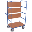 VARIOfit Etagenwagen hoch mit 3 klappbaren Böden Typ M + EasySTOP