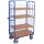 Paket-Dreiwandwagen hoch mit 4 B�den 400 kg Traglast Typ S + EasySTOP-1