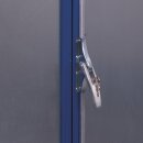 Stahlblech-Etagenwagen mit 1 festen und 4 variablen Bden Hebelgriff-Doppelflgeltr + EasySTOP Typ L