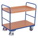 Etagenwagen mit 1 Tablett und 1 Boden 250 kg Traglast Typ XL + EasySTOP-1