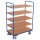 Etagenwagen hoch mit 5 B�den 250 kg Traglast Typ L + EasySTOP-1