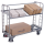 VARIOfit Etagenwagen mit 2 Drahtgitterböden verzinkt 400 kg Traglast Typ L + EasySTOP