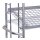 VARIOfit Etagenwagen mit 4 Drahtgitterböden verzinkt 250 kg Traglast Typ M + EasySTOP - Enzianblau