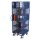 VARIOfit Aktenwagen mit 2 x 10 Fächern + EasySTOP - Enzianblau