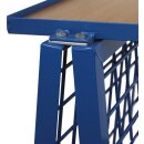 VARIOfit Werkstückwagen mit Ablage + EasySTOP - Enzianblau