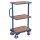 Beistellwagen mit 3 Holzb�den + EasySTOP-1