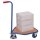 VARIOfit 3 Rad-Griffroller mit Holz-Ladefläche - Enzianblau