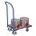 VARIOfit Euro-System-Roller mit Boden und Bügel - Enzianblau
