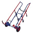 VARIOfit Reifenkarre mit Stützrad 200 kg Traglast Luftbereifung - Enzianblau