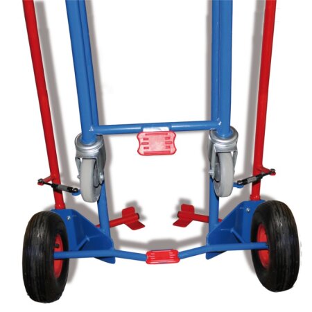 Reifenkarre mit Sttzrad 200 kg Traglast Vollgummibereifung