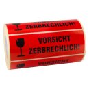 Warnetikett "VORSICHT ZERBRECHLICH" 150 x 50 mm-1
