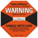 ShockWatch Stoßindikatorlabel mit Warnhinweisaufkleber (orange)-1