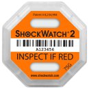 ShockWatch 2 Stoßindikatorlabel mit Warnhinweisaufkleber (orange)-1