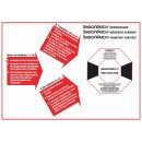 ShockWatch 2 Stoindikatorlabel mit Warnhinweisaufkleber (orange)-3