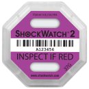 ShockWatch 2 Stoßindikatorlabel mit Warnhinweisaufkleber (violett)-1