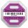 ShockWatch 2 Stoßindikatorlabel mit Warnhinweisaufkleber (violett)-1