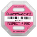 ShockWatch 2 Stoßindikatorlabel mit Warnhinweisaufkleber (pink)-1