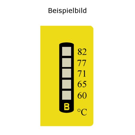 5 Felder Messstreifen Typ A 40 - 54 °C-1