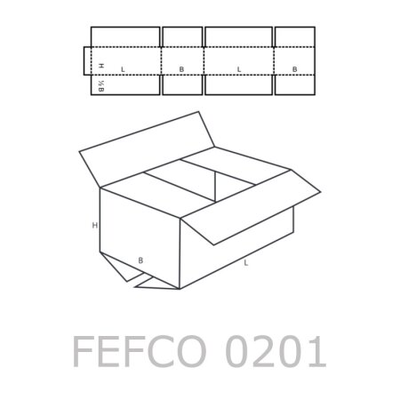 Faltkarton 600 x 480 x 485 mm-3