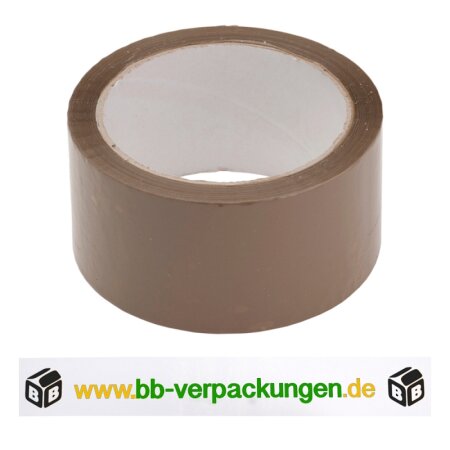 Bedrucktes PP-Klebeband leise Braun 3-farbig-1