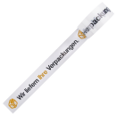 Bedrucktes PVC-Klebeband Weiß 2-farbig-2