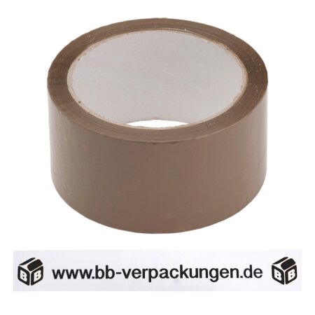 Bedrucktes PVC-Klebeband Braun 1-farbig