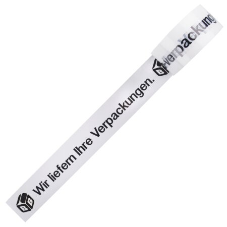 Bedrucktes PVC-Klebeband Braun 1-farbig