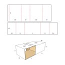 Schaum-Schiebeschachtel 150 x 100 x 50 mm