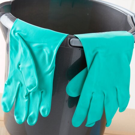 Industriehandschuhe Nitril Gr. 8 (grn)-2