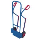 Stahlrohr-Stapelkarre 200 kg mit Klappschaufel und Gleitkufen (L)