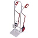 Alu-Stapelkarre 200 kg mit Klappschaufel und Gleitkufen (VG)