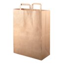 250 Papier-Tragetaschen 320 + 160 x 450 mm