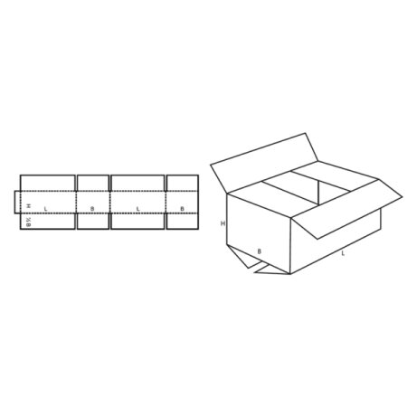 Faltkarton 300 x 240 x 240 mm (2-wellig)-2