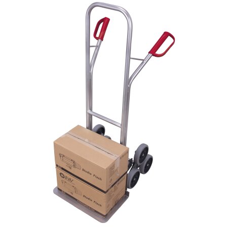 Alu-Treppenkarre 200 kg mit groer Schaufel (VG)