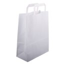 250 Papier-Tragetaschen 320 + 170 x 270 mm (wei)-1