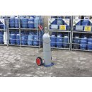 VARIOfit Stahlflaschenkarre für 1 Stahlflasche 40-50l Inhalt (VG) - Enzianblau