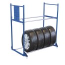 Reifenregal mit 2 Etagen 300 kg Traglast