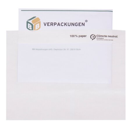 Papier-Lieferscheintaschen DIN C6 (neutral)-1