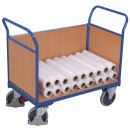 VARIOfit Dreiwandwagen 500 kg Traglast Typ L + EasySTOP - Enzianblau