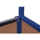 VARIOfit Vierwandwagen 500 kg Traglast Typ M + EasySTOP - Enzianblau