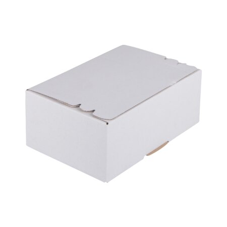BB-Automatikbodenkarton 210 x 140 x 80 mm (wei) mit 2 Selbstklebestreifen