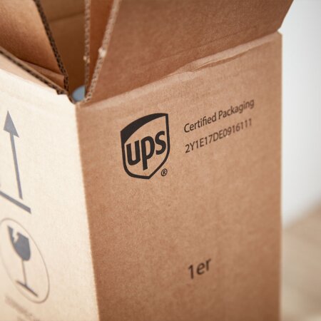 Flaschenversandkarton 1er mit PTZ-Zulassung DHL und UPS