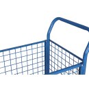 VARIOfit Drahtgitter Dreiwandwagen 500 kg Traglast Typ M + EasySTOP - Enzianblau