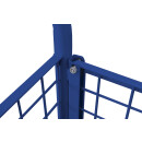 VARIOfit Drahtgitter Vierwandwagen 500 kg Traglast Typ L + EasySTOP - Enzianblau