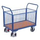 Drahtgitter Vierwandwagen 500 kg Traglast Typ L + EasySTOP-1