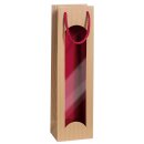 Geschenktte mit Sichtfenster fr 1 Flasche 100 x 80 x...